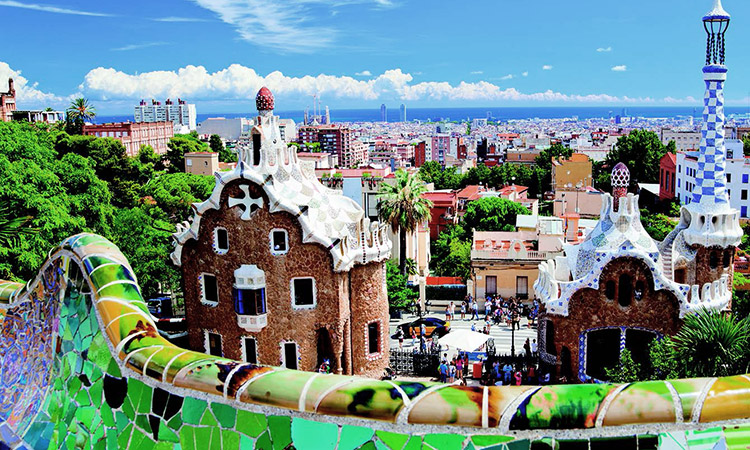 Park Guell, one of Barcelona’s UNESCO World Heritage sites