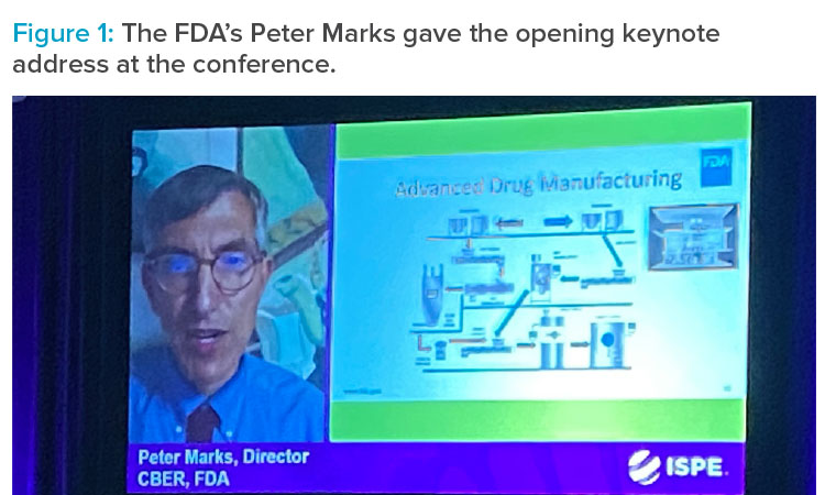 Figure 1: The FDA’s Peter Marks gave the opening keynote address at the conference.