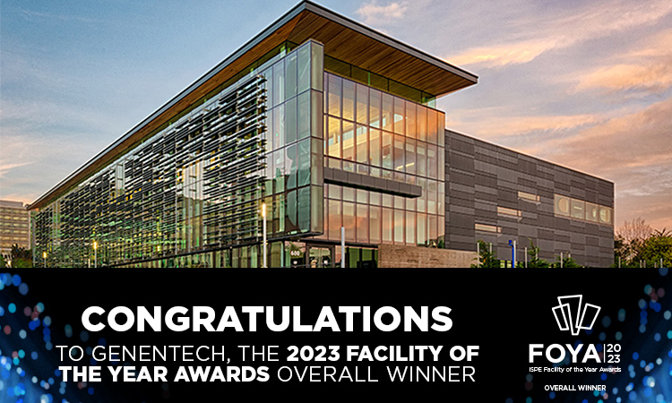ISPE Names Genentech the 2023 Facility of the Year Award Overall Winner