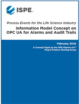 Process Events for the Life Science Industry - Information Model Concept on OPC UA for Alarms and Audit Trails