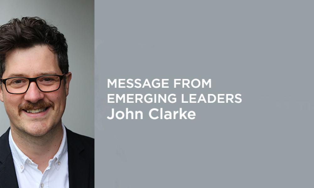 Emerging Leaders Editorial John Clarke Banner